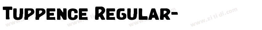 Tuppence Regular字体转换